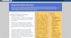 Desktop Screenshot of druginformation-directory.blogspot.com