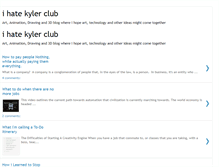 Tablet Screenshot of ihatekylerclub.blogspot.com