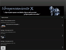 Tablet Screenshot of librepensamientox.blogspot.com