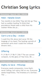 Mobile Screenshot of monex-christiansonglyrics.blogspot.com