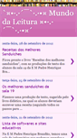 Mobile Screenshot of mundoleitura.blogspot.com