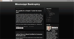 Desktop Screenshot of mississippibankruptcy.blogspot.com