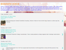 Tablet Screenshot of bharathvoice.blogspot.com