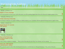 Tablet Screenshot of hummingbirdsacademy.blogspot.com