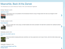 Tablet Screenshot of meanwhilebackatthezamek.blogspot.com