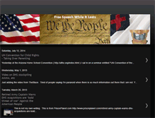 Tablet Screenshot of free-speech-while-it-lasts.blogspot.com