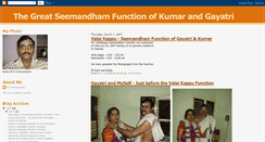 Desktop Screenshot of gayatri-kumar-seemandham.blogspot.com