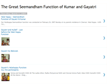 Tablet Screenshot of gayatri-kumar-seemandham.blogspot.com