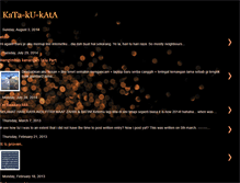 Tablet Screenshot of kata-ku-kata.blogspot.com