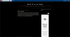 Desktop Screenshot of dilesialavida.blogspot.com