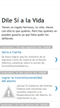 Mobile Screenshot of dilesialavida.blogspot.com