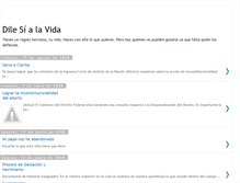 Tablet Screenshot of dilesialavida.blogspot.com
