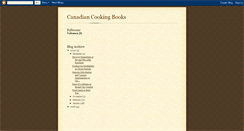 Desktop Screenshot of canadian-cooking.blogspot.com