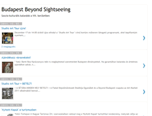 Tablet Screenshot of beyondbudapestsightseeing.blogspot.com