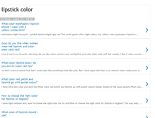 Tablet Screenshot of lipstick-color-e.blogspot.com