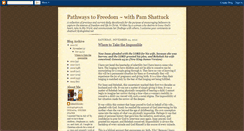 Desktop Screenshot of pathways2freedom.blogspot.com