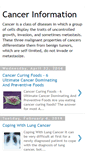 Mobile Screenshot of cancer-information-article.blogspot.com