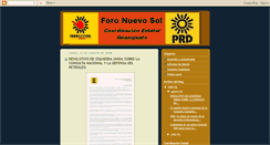 Desktop Screenshot of foronuevosolguanajuato.blogspot.com
