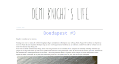 Desktop Screenshot of demiknightslife.blogspot.com