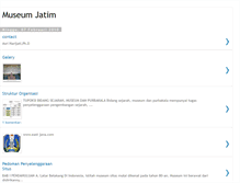 Tablet Screenshot of museum-jatim.blogspot.com