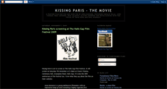 Desktop Screenshot of kissingparisfilm.blogspot.com