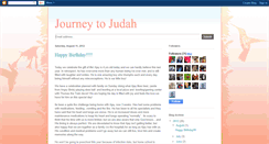 Desktop Screenshot of journeytojudah2010.blogspot.com