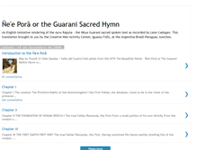Tablet Screenshot of guaraniworldview.blogspot.com