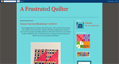 Desktop Screenshot of frustratedquilter.blogspot.com