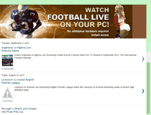 Tablet Screenshot of 4footballlive.blogspot.com