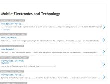 Tablet Screenshot of mobileelectronicsandtechnology.blogspot.com