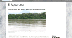 Desktop Screenshot of elaguaruna.blogspot.com