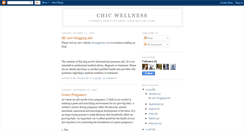 Desktop Screenshot of chicwellness.blogspot.com