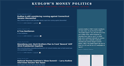 Desktop Screenshot of kudlowsmoneypolitics.blogspot.com