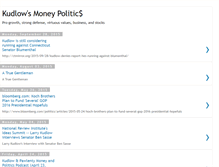 Tablet Screenshot of kudlowsmoneypolitics.blogspot.com