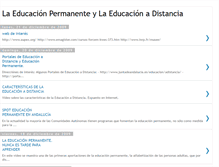 Tablet Screenshot of educacionpermanenteyadistancia.blogspot.com