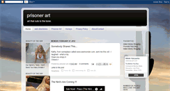Desktop Screenshot of prisonerart.blogspot.com
