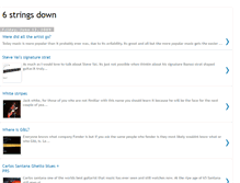 Tablet Screenshot of 6stringsdown-tyler.blogspot.com