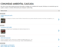 Tablet Screenshot of comunidadambientalcaucasia.blogspot.com