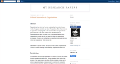 Desktop Screenshot of my-research-papers.blogspot.com