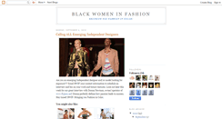 Desktop Screenshot of blackwomeninfashion.blogspot.com