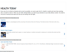 Tablet Screenshot of india-healthtoday.blogspot.com