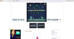 Desktop Screenshot of an-enchantedevening.blogspot.com