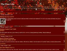 Tablet Screenshot of beginlivingthefreelife.blogspot.com