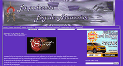 Desktop Screenshot of lapoderosaleydeatraccion.blogspot.com