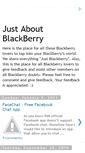 Mobile Screenshot of just-blackberry.blogspot.com