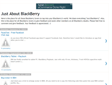 Tablet Screenshot of just-blackberry.blogspot.com