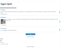 Tablet Screenshot of ingersquilt.blogspot.com