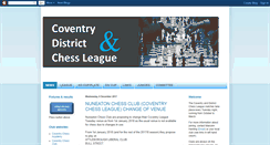 Desktop Screenshot of covchessleague.blogspot.com