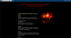 Desktop Screenshot of nightlife-in-quito.blogspot.com