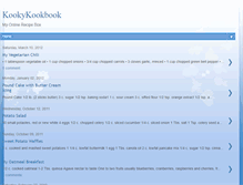 Tablet Screenshot of kookykookbook.blogspot.com